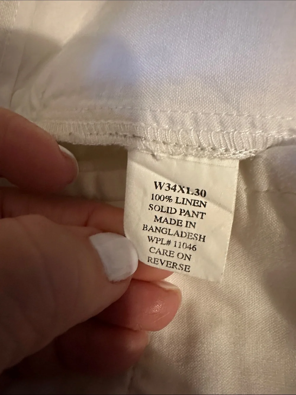 VTG Charleston Twills Men’s Linen Pleated Front Trousers 34x30